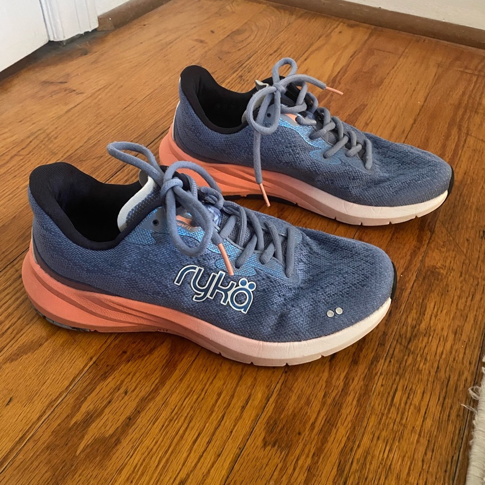 Ryka Women's Athletic Shoes in Blue and Coral